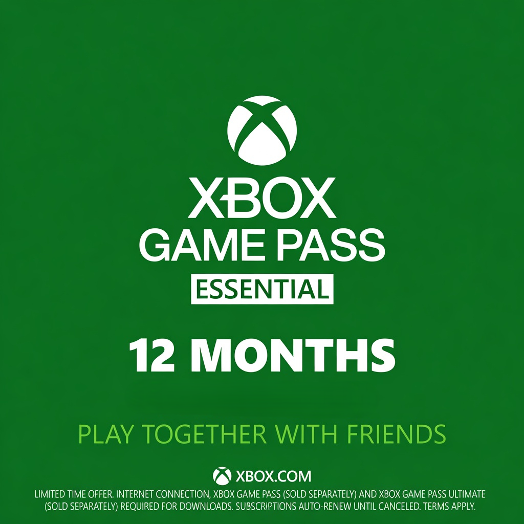 Xbox Game Pass Essential 12 Months
