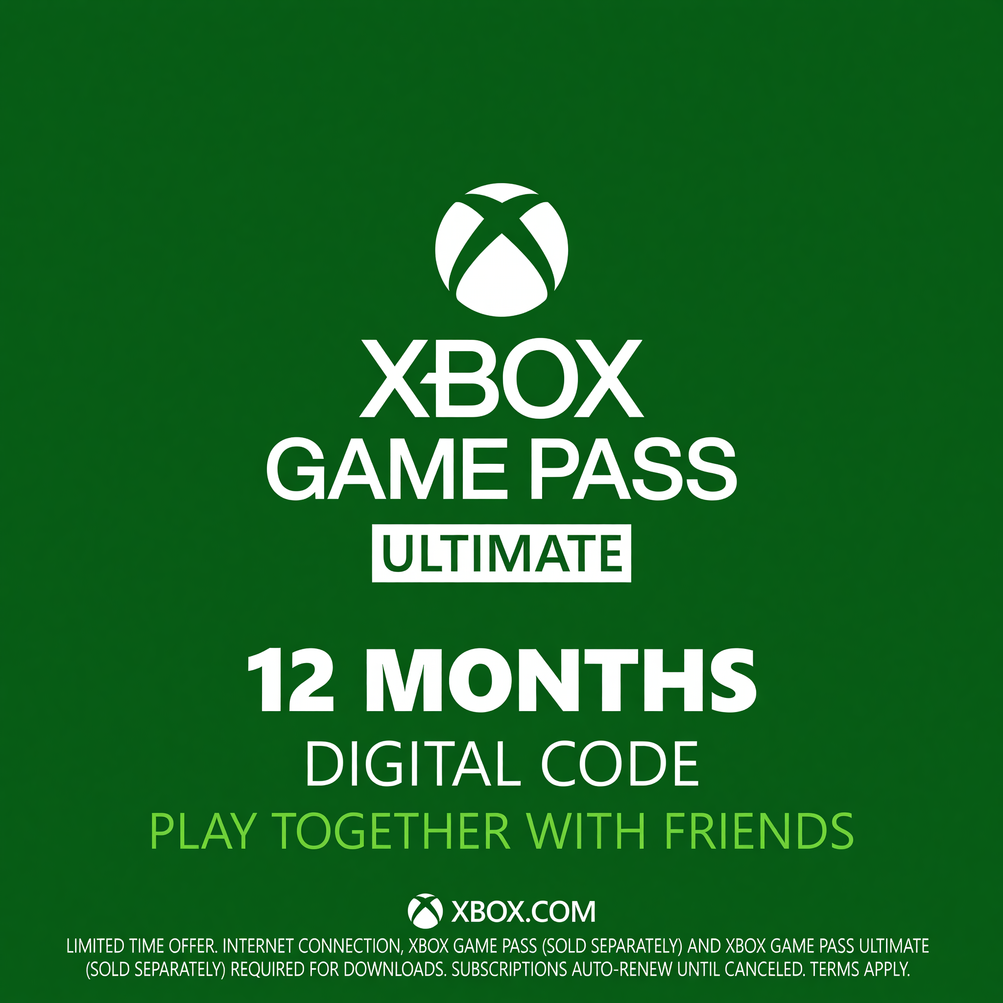 Xbox Game Pass Ultimate 12 Months
