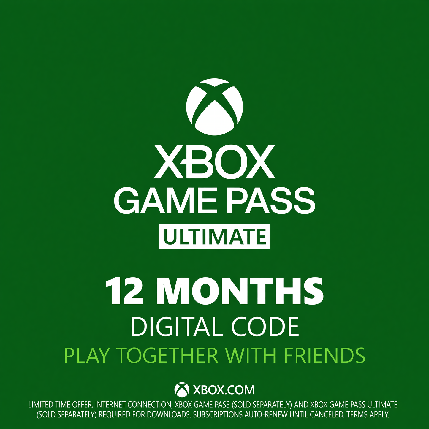 Xbox Game Pass Ultimate 12 Months