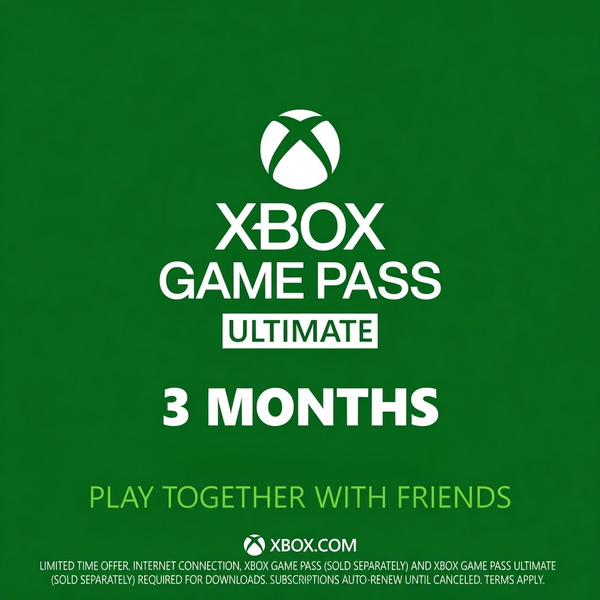 Xbox Game Pass Ultimate 3 Months ($12/month)
