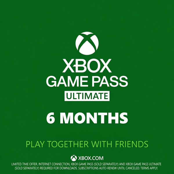 Xbox Game Pass Ultimate 6 Months ($10/month)