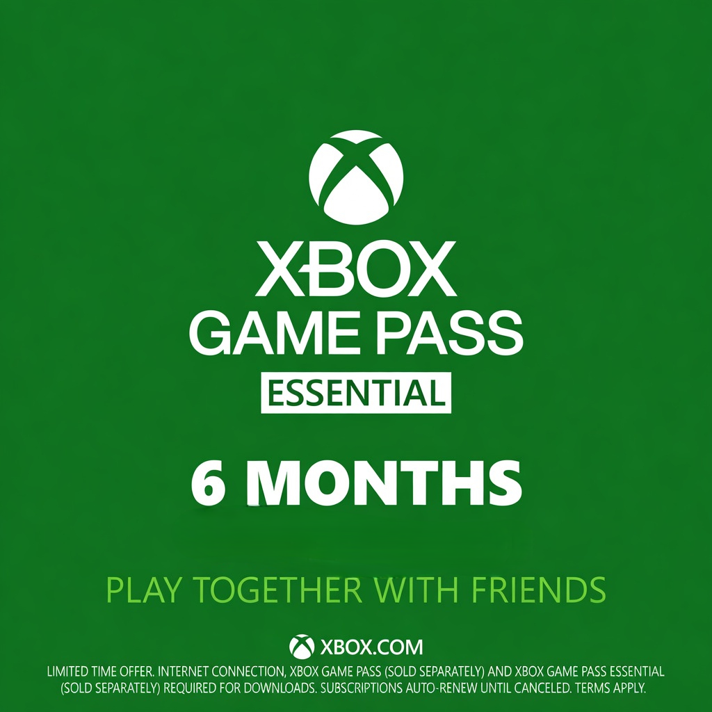 Xbox Game Pass Essential 6 Months